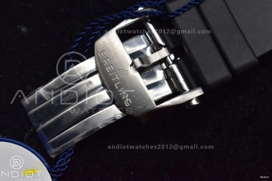 LE B01 43mm L-Black A7750 Version BLS Wht SS 1:1 Chrono Best Navitimer 0326